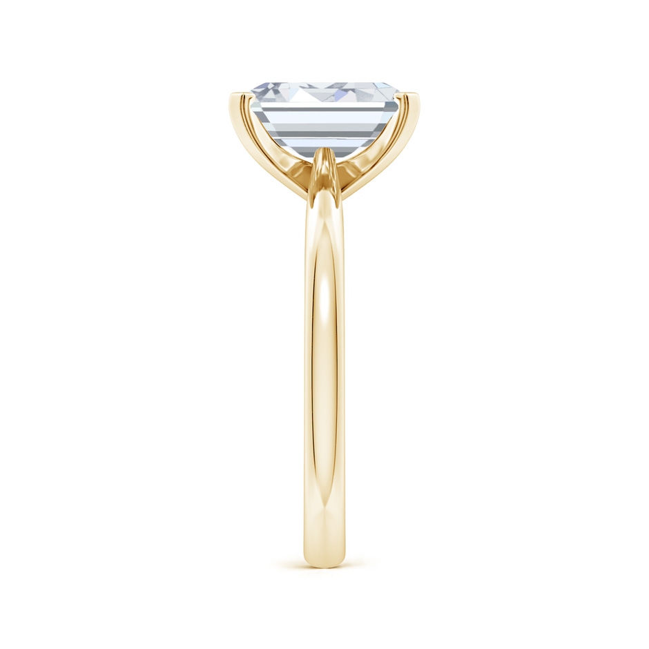 10x7.5mm FGVS Lab-Grown Emerald-Cut Diamond Reverse Tapered Shank Solitaire Engagement Ring in Yellow Gold side 299