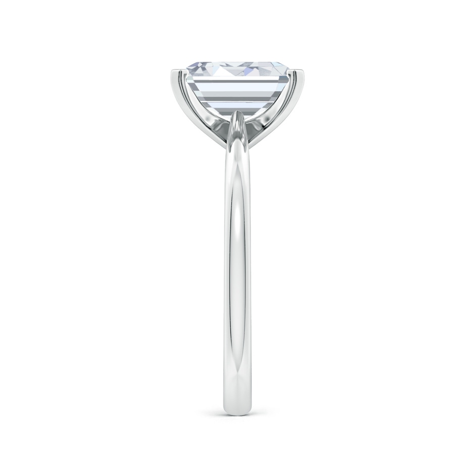 6.5x5mm FGVS Lab-Grown Emerald-Cut Diamond Reverse Tapered Shank Solitaire Engagement Ring in P950 Platinum side 299