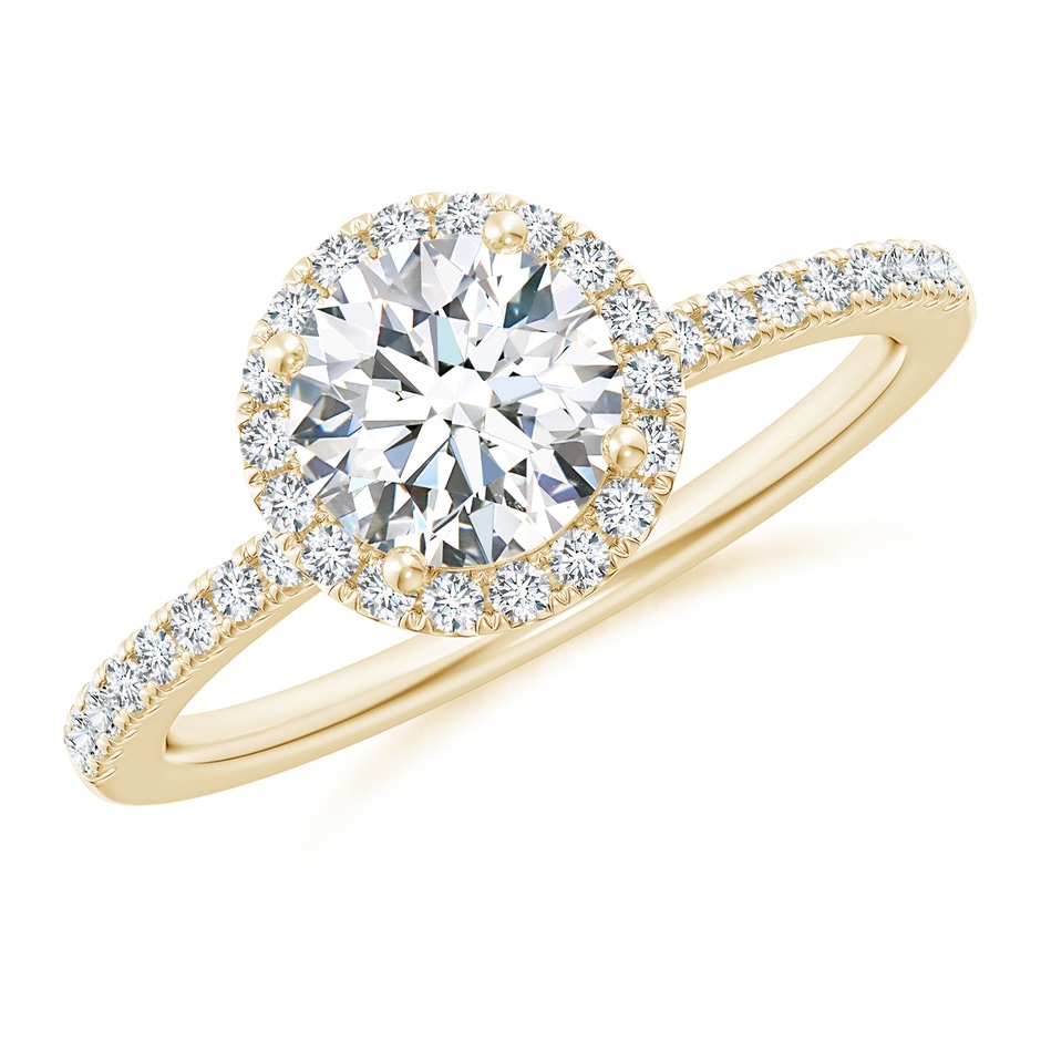 6.4mm FGVS LSR4516D-YG-FGVS-6.4 in Yellow Gold 