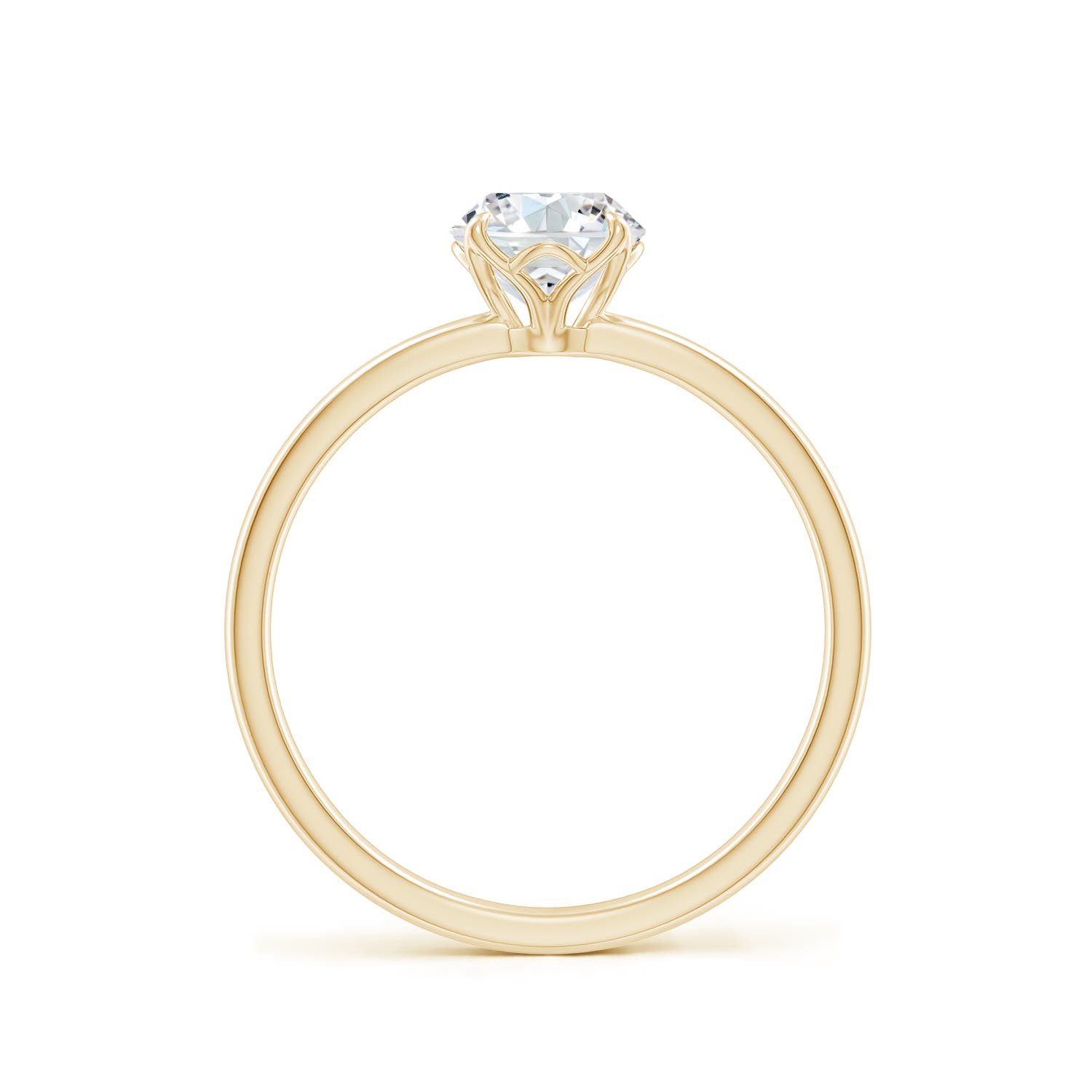 F-G, VS / 0.75 CT / 14 KT Yellow Gold