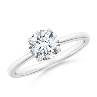 6.4mm FGVS LSR4520D-WGT-FGVS-6.4 in 10K White Gold