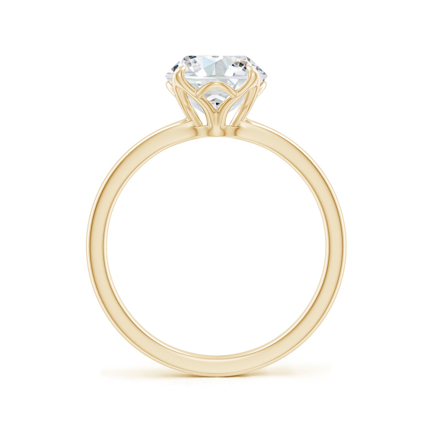 F-G, VS / 2 CT / 14 KT Yellow Gold