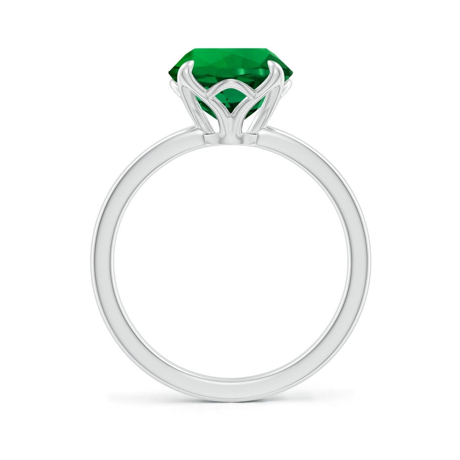 9mm Labgrown Lab-Grown Solitaire Round Emerald Classic Engagement Ring in White Gold side 199