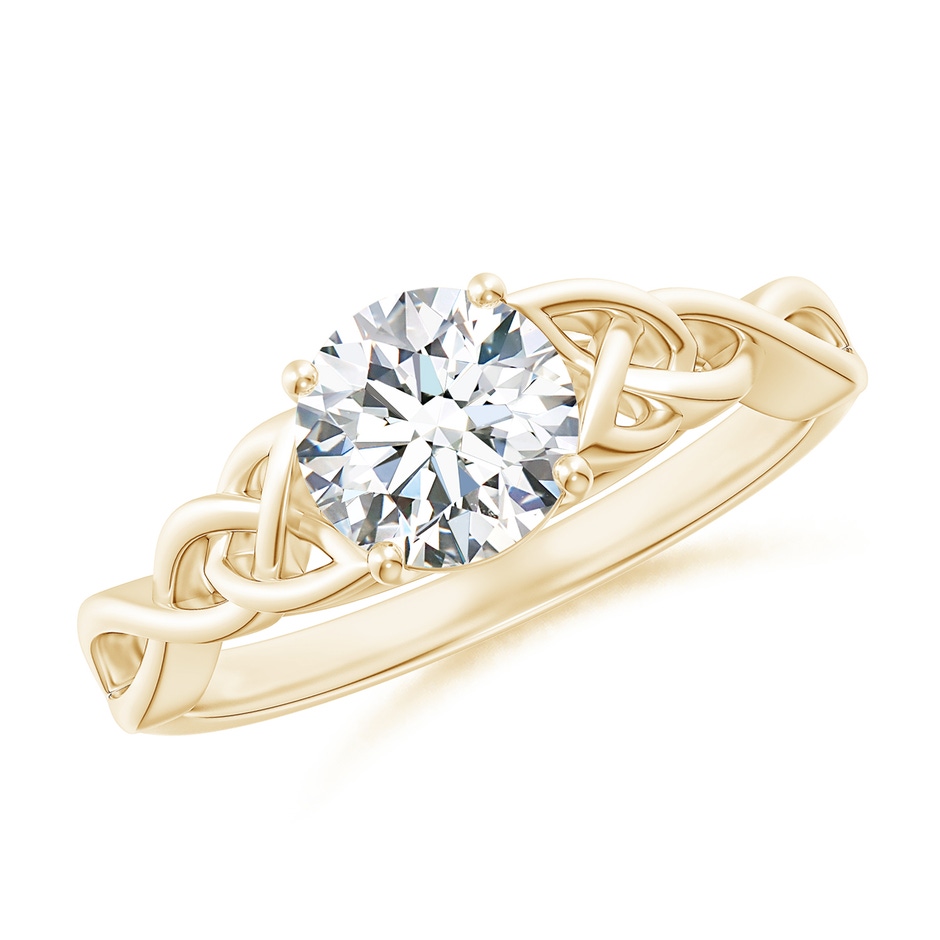 6.4mm FGVS LSR4524D-YG-FGVS-6.4 in Yellow Gold 
