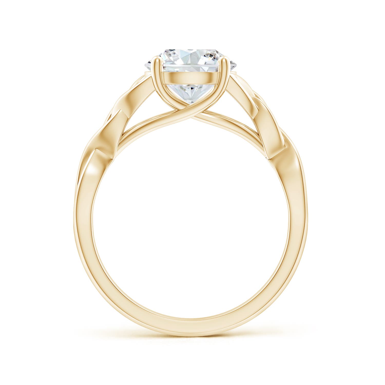 8mm FGVS LSR4524D-YG-FGVS-8 in Yellow Gold