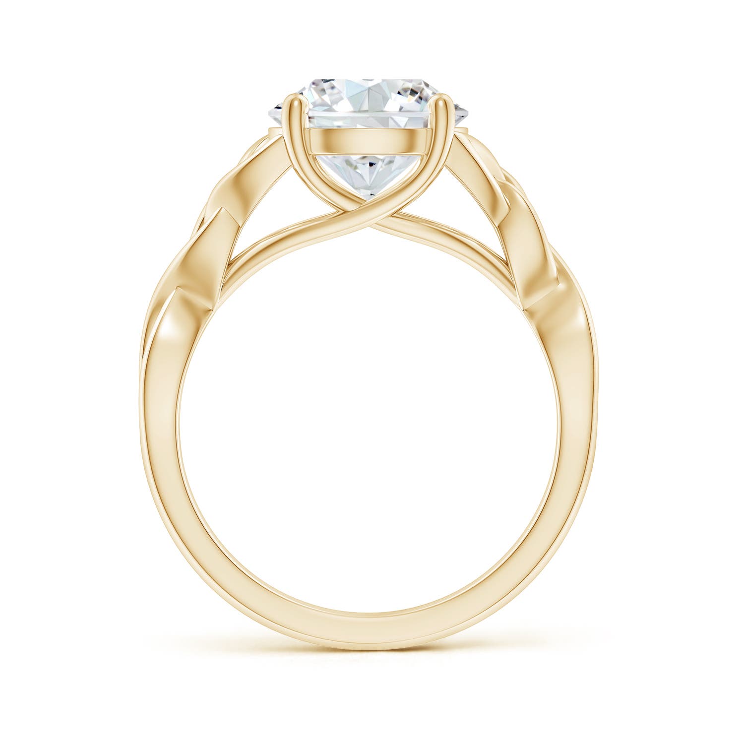 9.2mm FGVS LSR4524D-YG-FGVS-9.2 in Yellow Gold