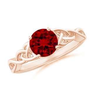 Round Lab-Grown Lab Grown Ruby