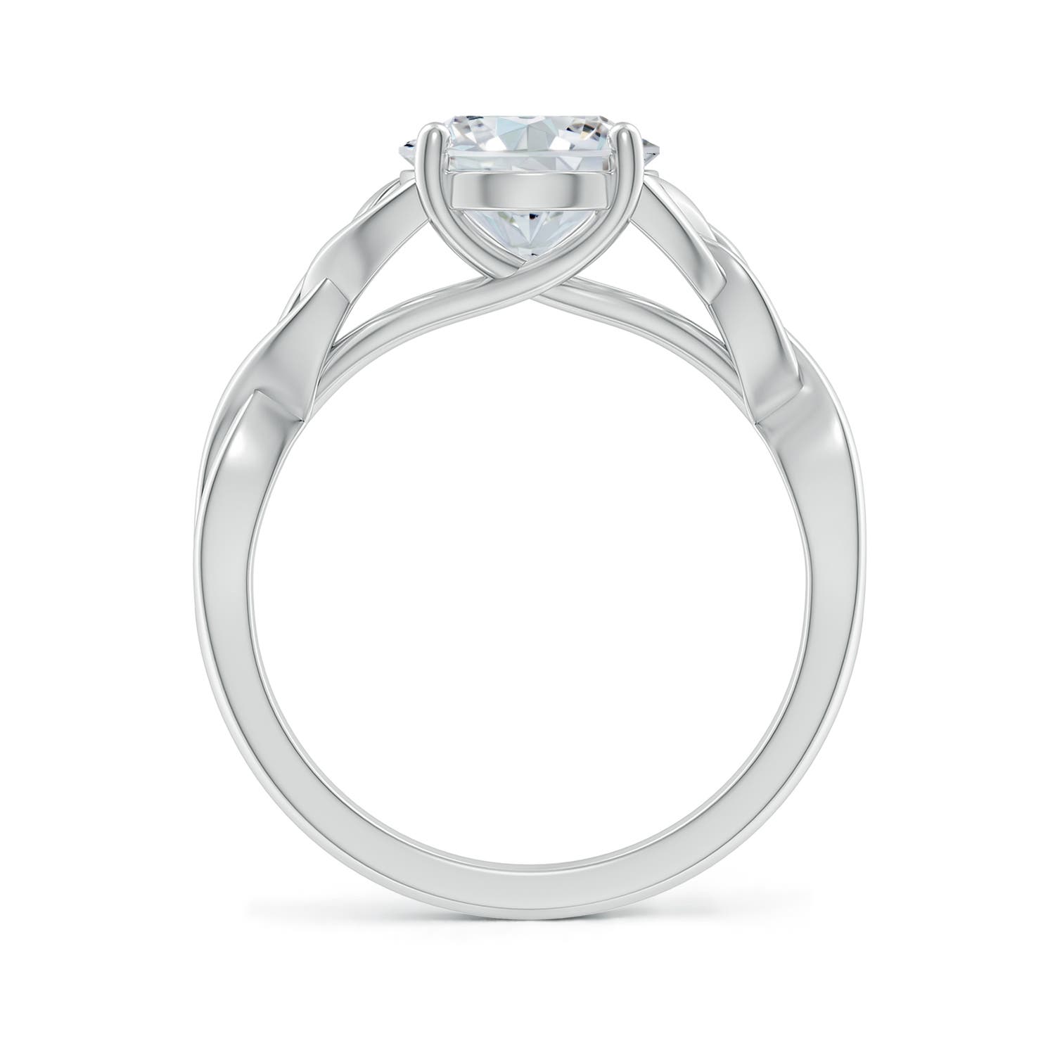 10x8mm FGVS LSR4525D-WGE-FGVS-10x8 in 18K White Gold