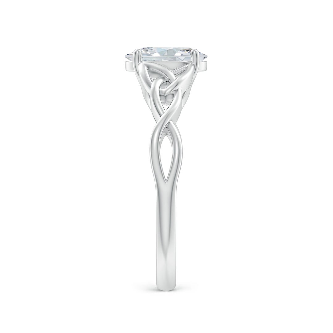 8x6mm FGVS LSR4525D-WGE-FGVS-8x6 in 18K White Gold - side 3