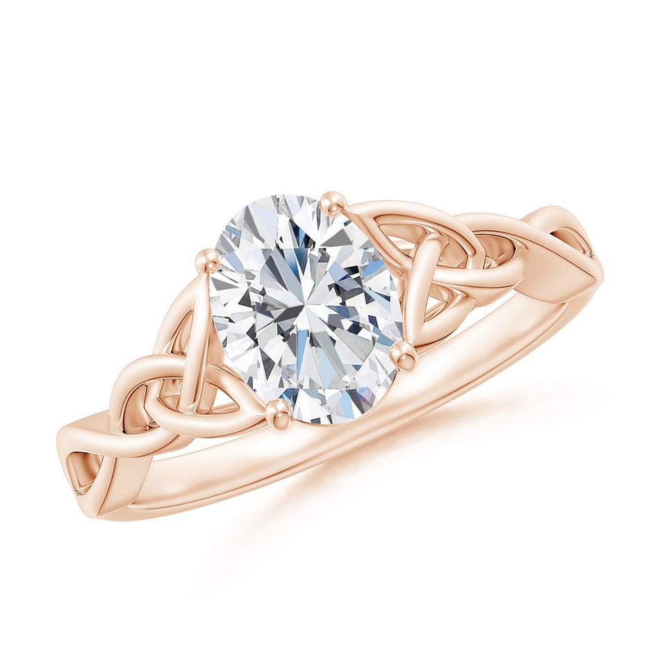 8x6mm FGVS LSR4525D-RGN-FGVS-8x6 in 9K Rose Gold 