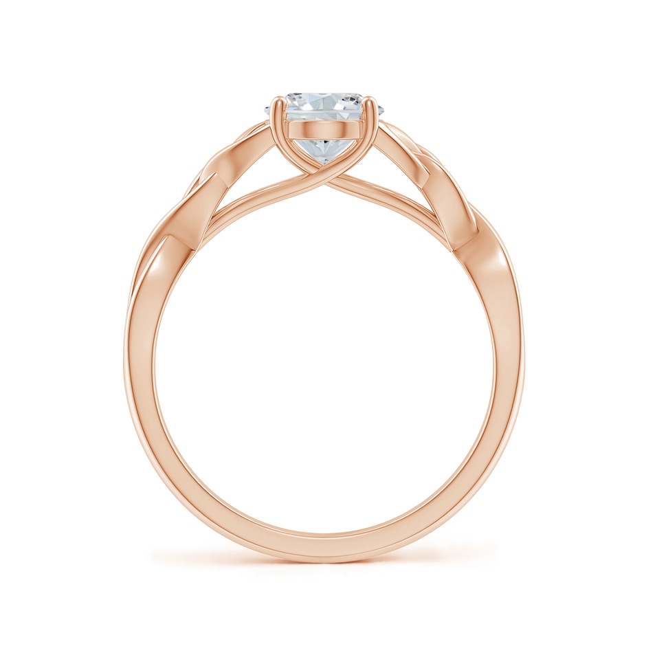 8x6mm FGVS LSR4525D-RGN-FGVS-8x6 in 9K Rose Gold side 199