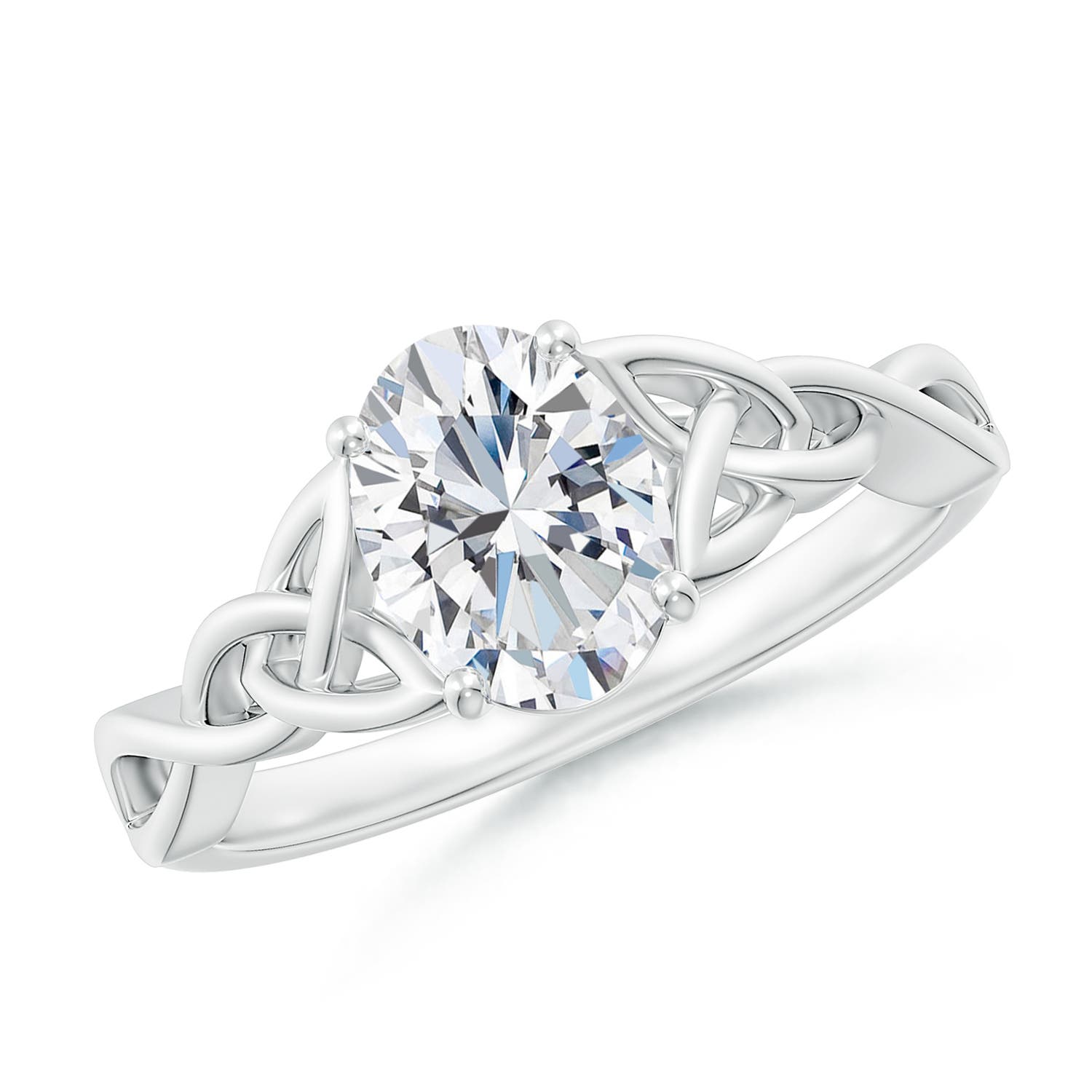 8x6mm FGVS LSR4525D-WG-FGVS-8x6 in White Gold