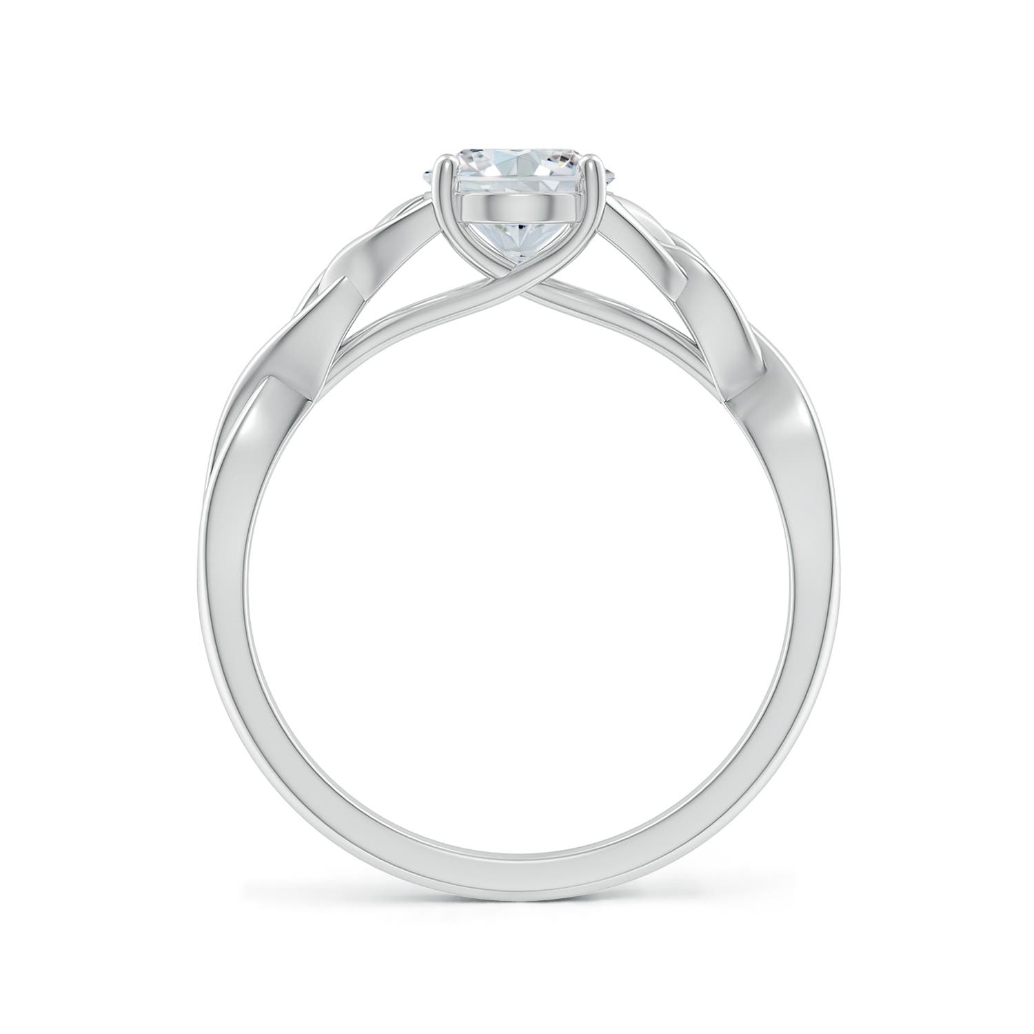 8x6mm FGVS LSR4525D-WG-FGVS-8x6 in White Gold
