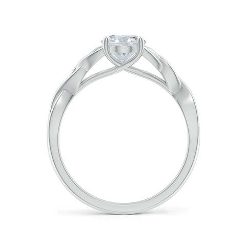 8x6mm FGVS LSR4525D-WG-FGVS-8x6 in White Gold