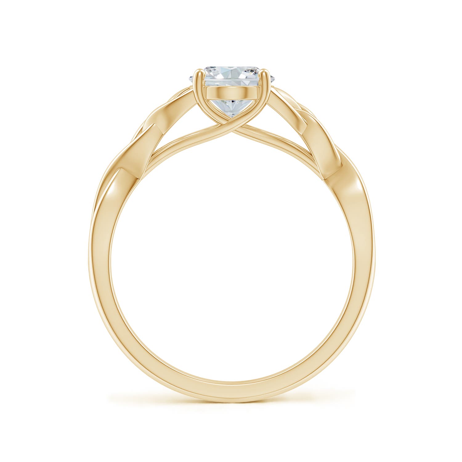8x6mm FGVS LSR4525D-YG-FGVS-8x6 in Yellow Gold