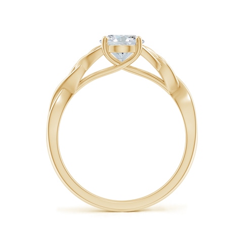 8x6mm FGVS LSR4525D-YG-FGVS-8x6 in Yellow Gold