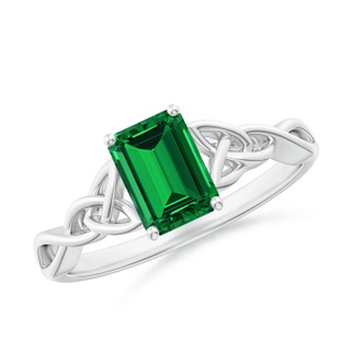 Emerald Cut Lab-Grown Lab Grown Emerald