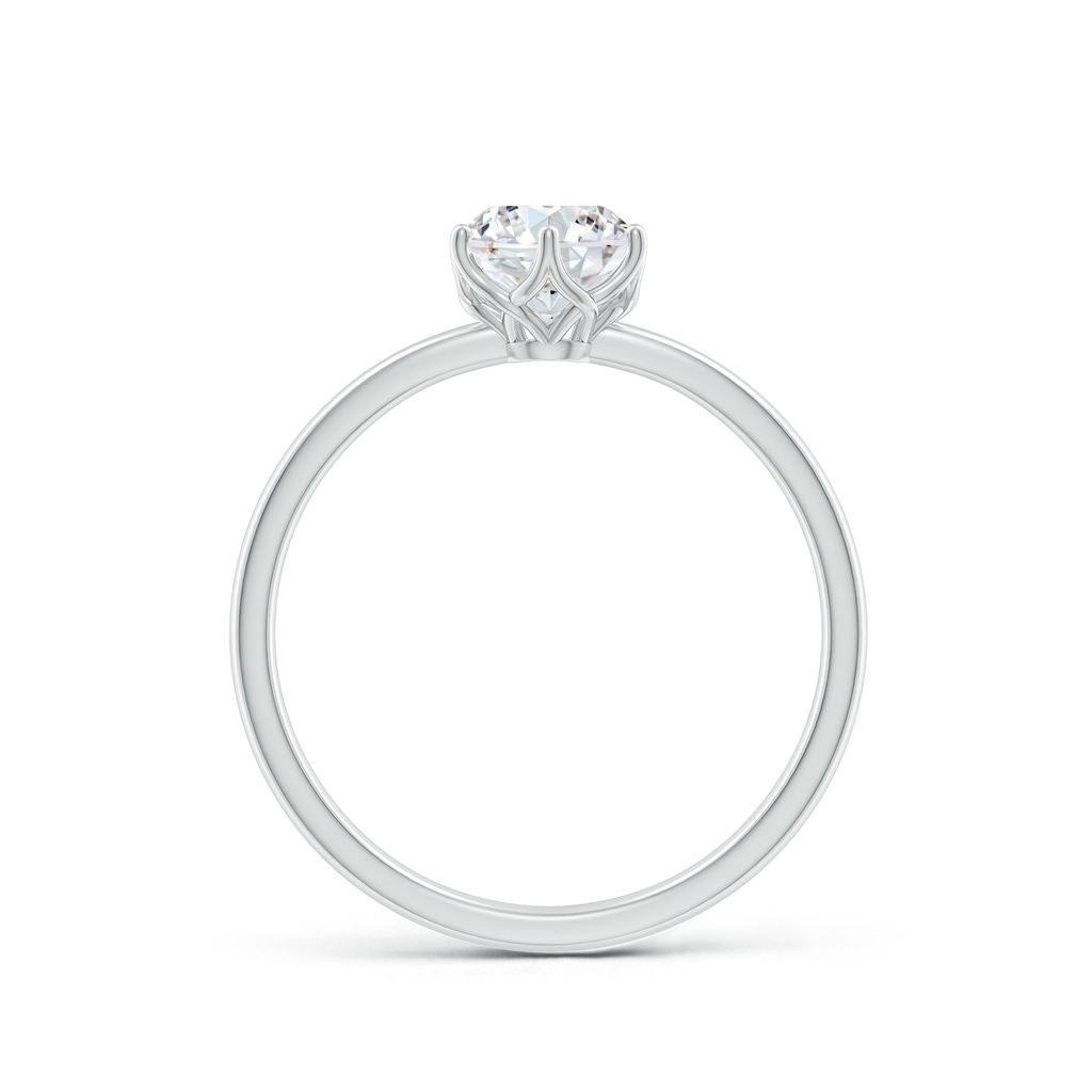 5.9mm FGVS Lab-Grown Round Diamond Solitaire Classic Engagement Ring in P950 Platinum - side 199