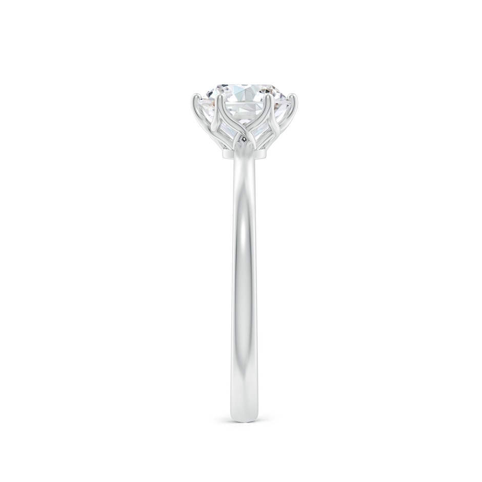 6.4mm FGVS Lab-Grown Round Diamond Solitaire Classic Engagement Ring in White Gold side 299