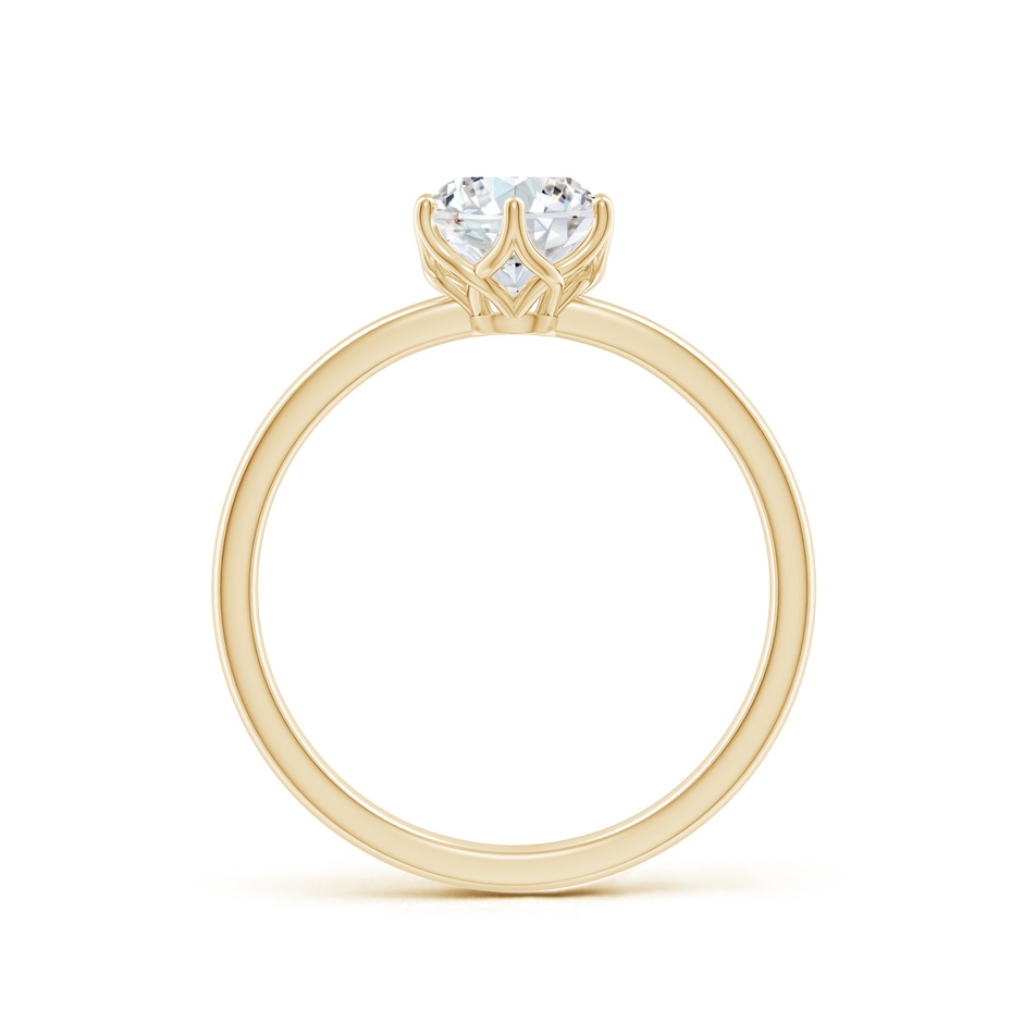 6.4mm FGVS Lab-Grown Round Diamond Solitaire Classic Engagement Ring in Yellow Gold side 199
