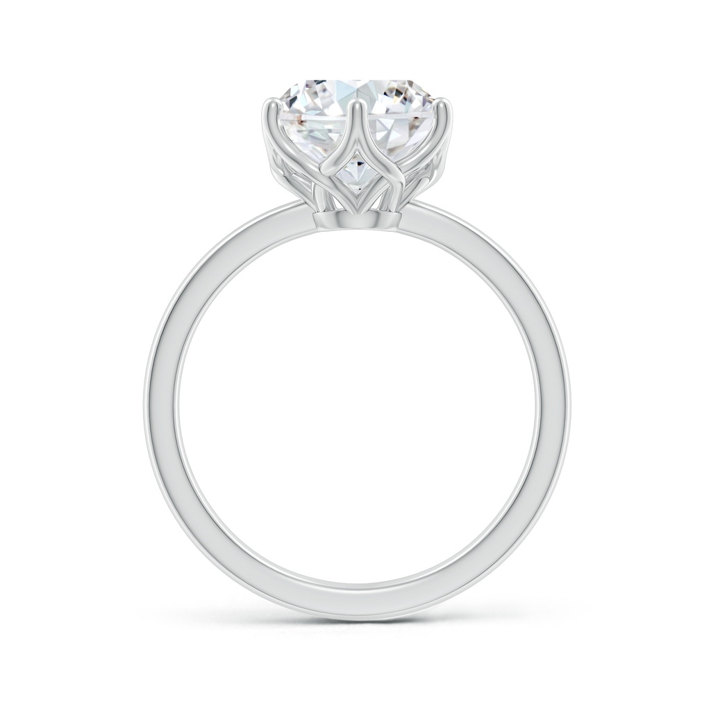 9.2mm FGVS Lab-Grown Round Diamond Solitaire Classic Engagement Ring in White Gold - side 199