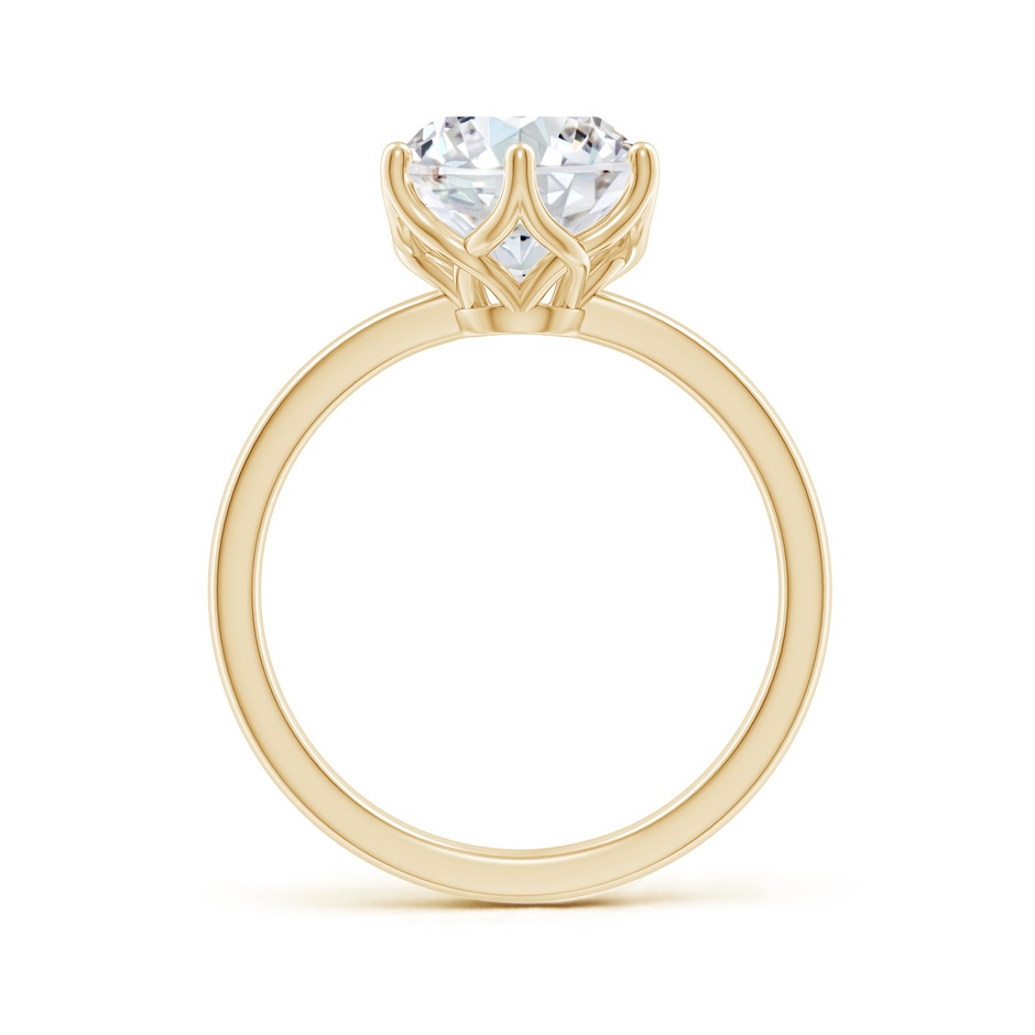 9.2mm FGVS Lab-Grown Round Diamond Solitaire Classic Engagement Ring in Yellow Gold side 199