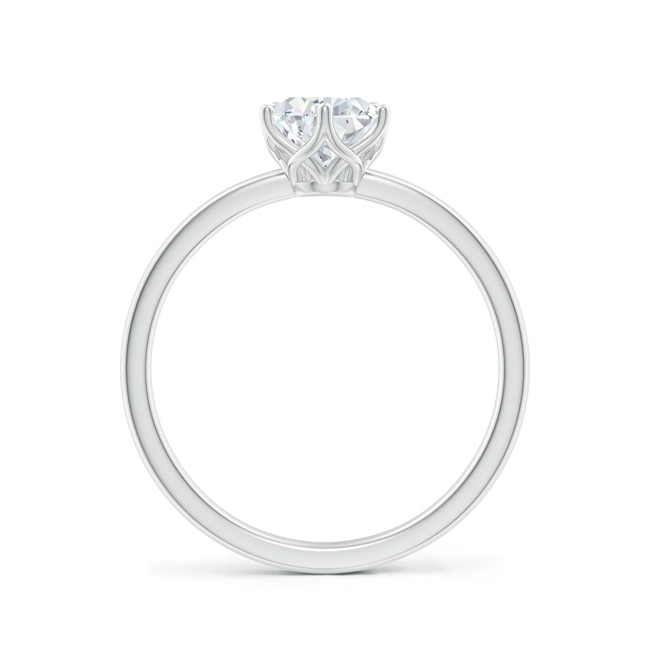 7.7x5.7mm FGVS Lab-Grown Pear-Shaped Diamond Solitaire Classic Engagement Ring in P950 Platinum side 199