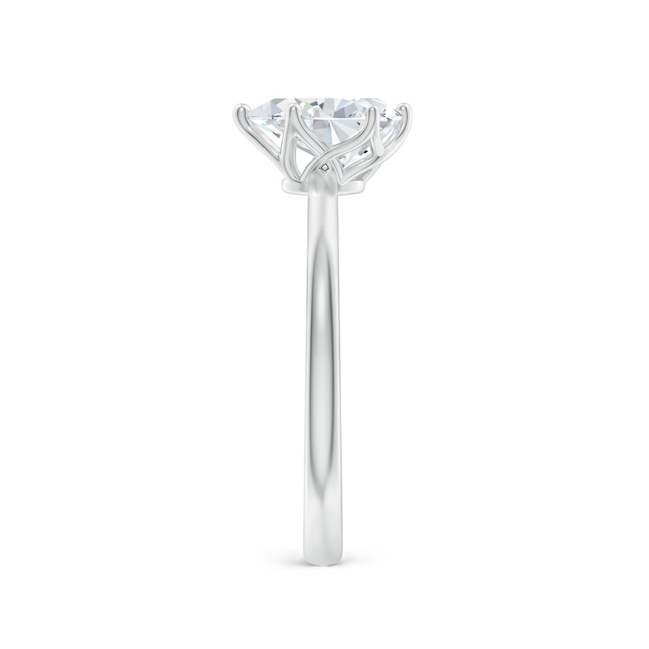 7.7x5.7mm FGVS Lab-Grown Pear-Shaped Diamond Solitaire Classic Engagement Ring in P950 Platinum side 299