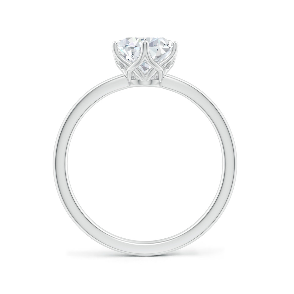 9x7mm FGVS Lab-Grown Pear-Shaped Diamond Solitaire Classic Engagement Ring in White Gold side 199