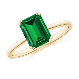 Emerald Cut Lab-Grown Lab Grown Emerald