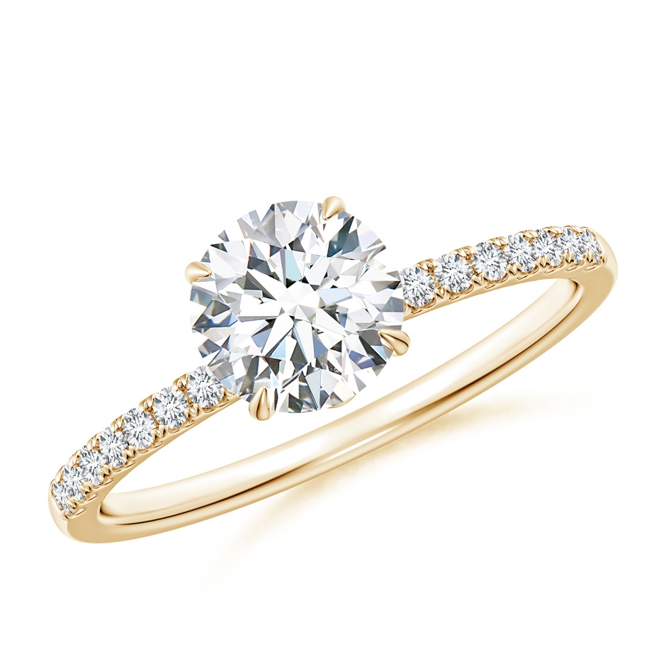 6.4mm FGVS LSR4532D-YG-FGVS-6.4 in Yellow Gold 