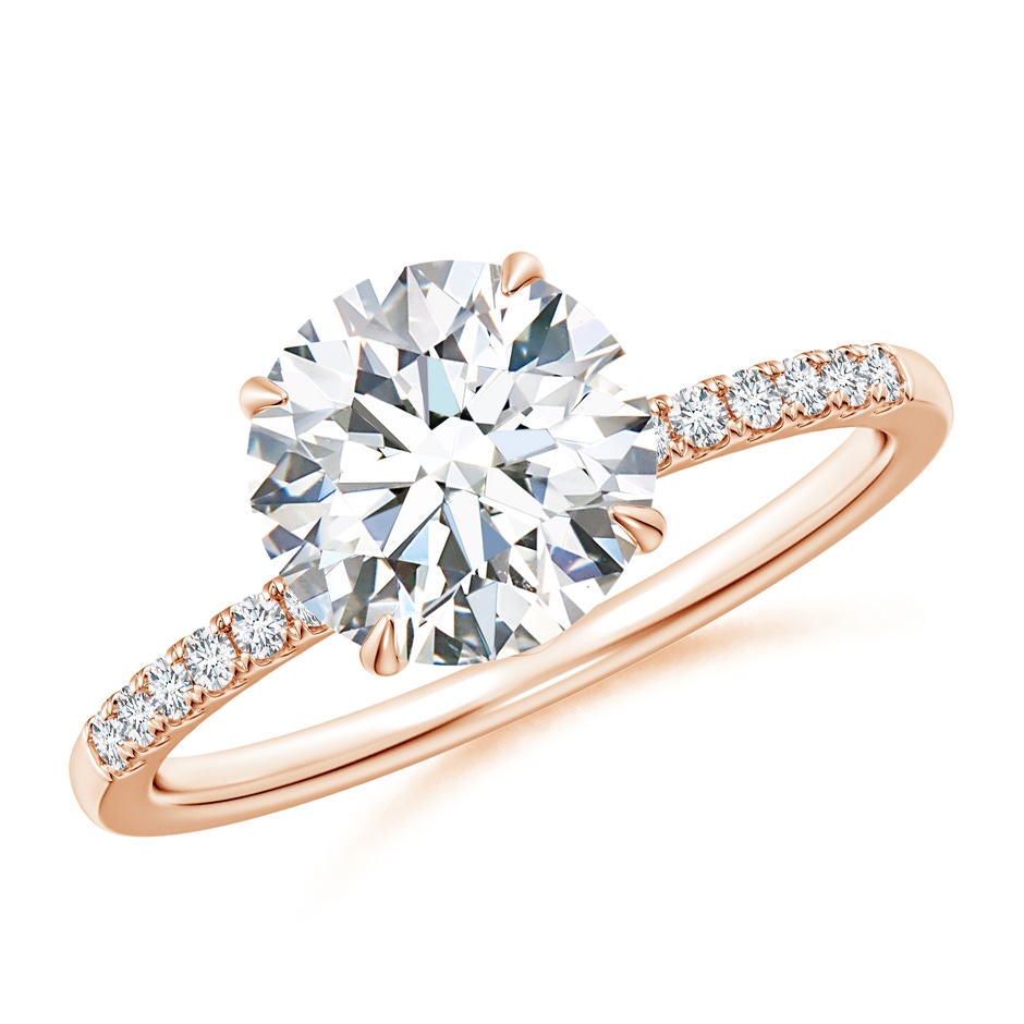 8mm FGVS LSR4532D-RG-FGVS-8 in Rose Gold 