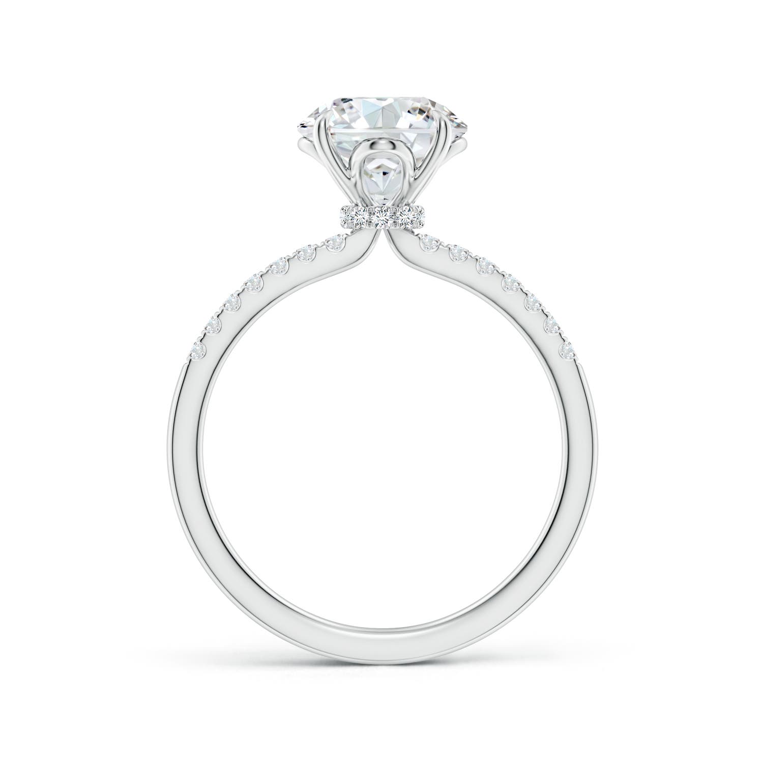 8mm FGVS LSR4532D-WG-FGVS-8 in White Gold - side 3