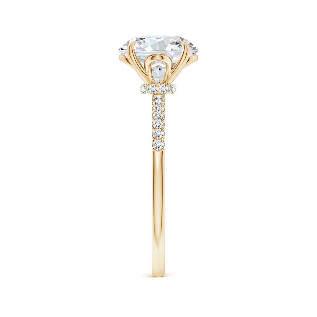 9.2mm FGVS LSR4532D-YG-FGVS-9.2 in Yellow Gold - side 4