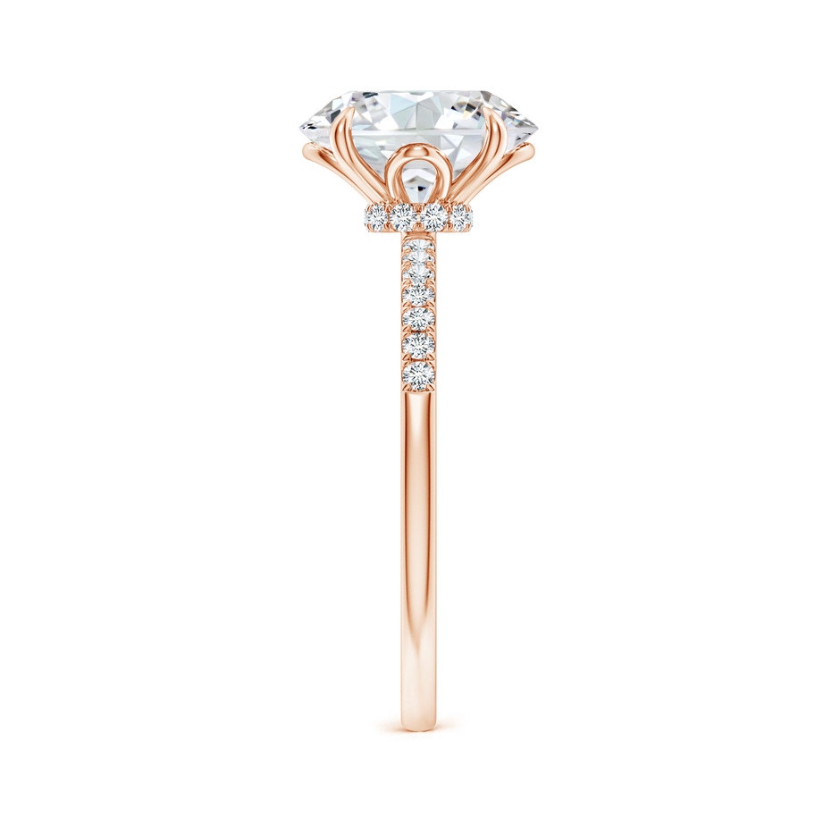 10x8mm FGVS LSR4533D-RG-FGVS-10x8 in Rose Gold side 299