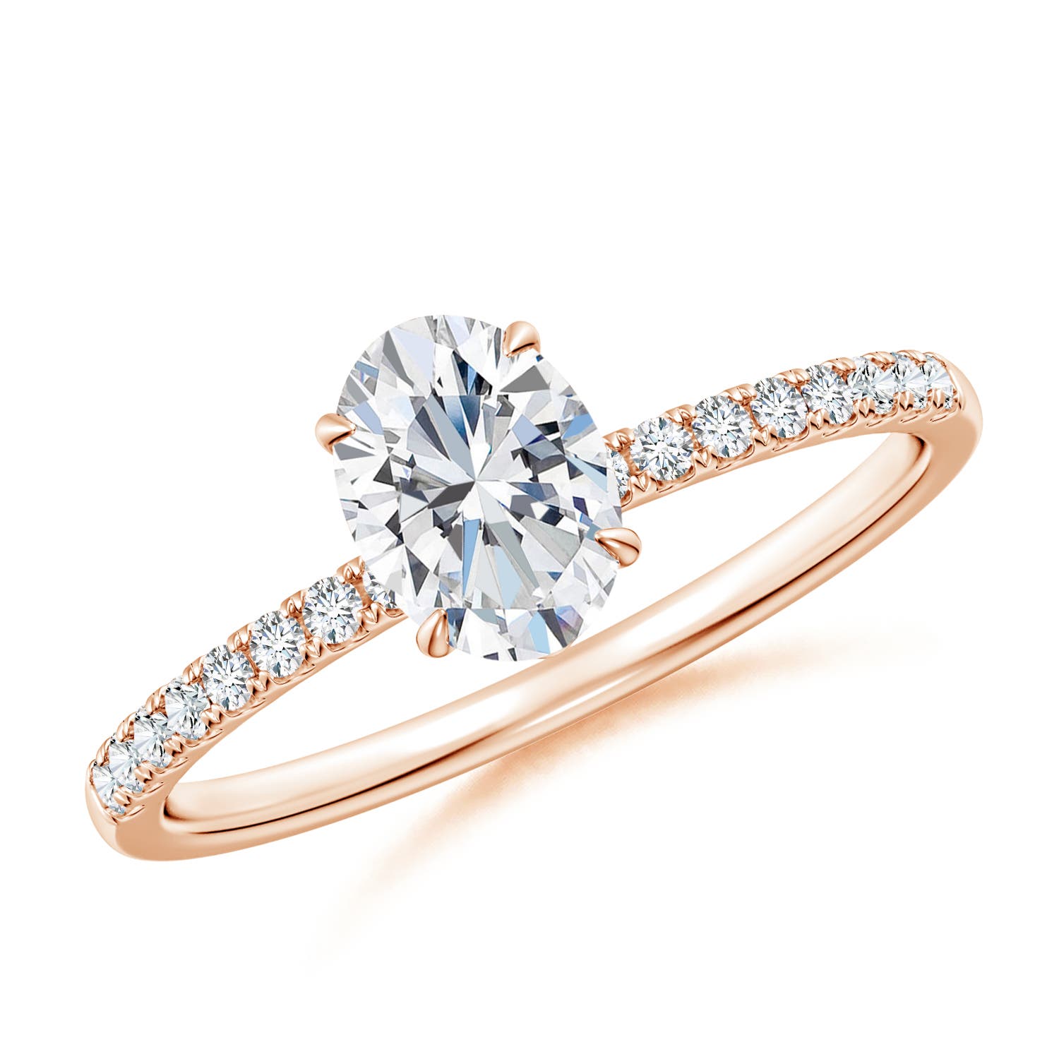 7x5mm FGVS LSR4533D-RGE-FGVS-7x5 in 18CT Rose Gold