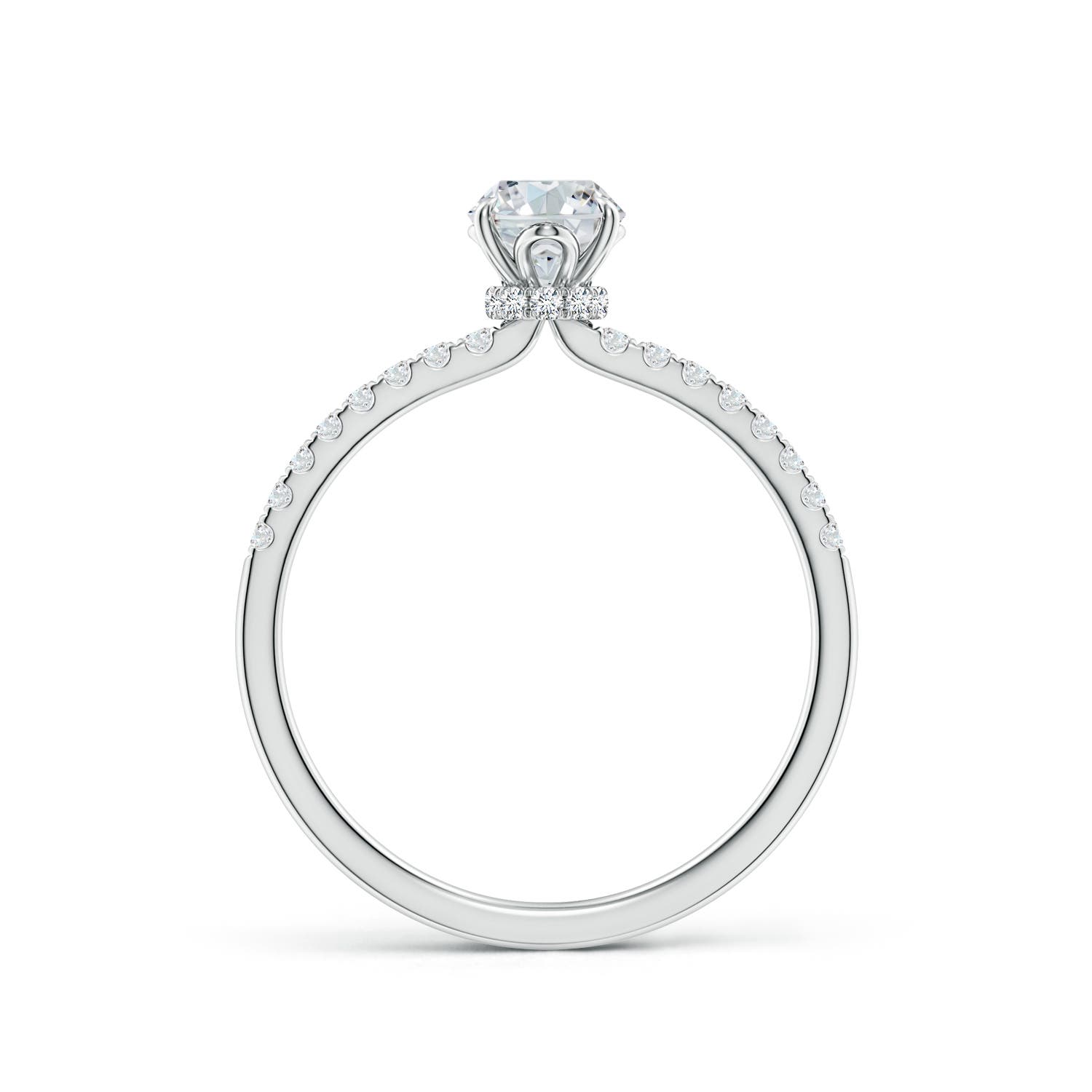 7x5mm FGVS LSR4533D-WG-FGVS-7x5 in White Gold
