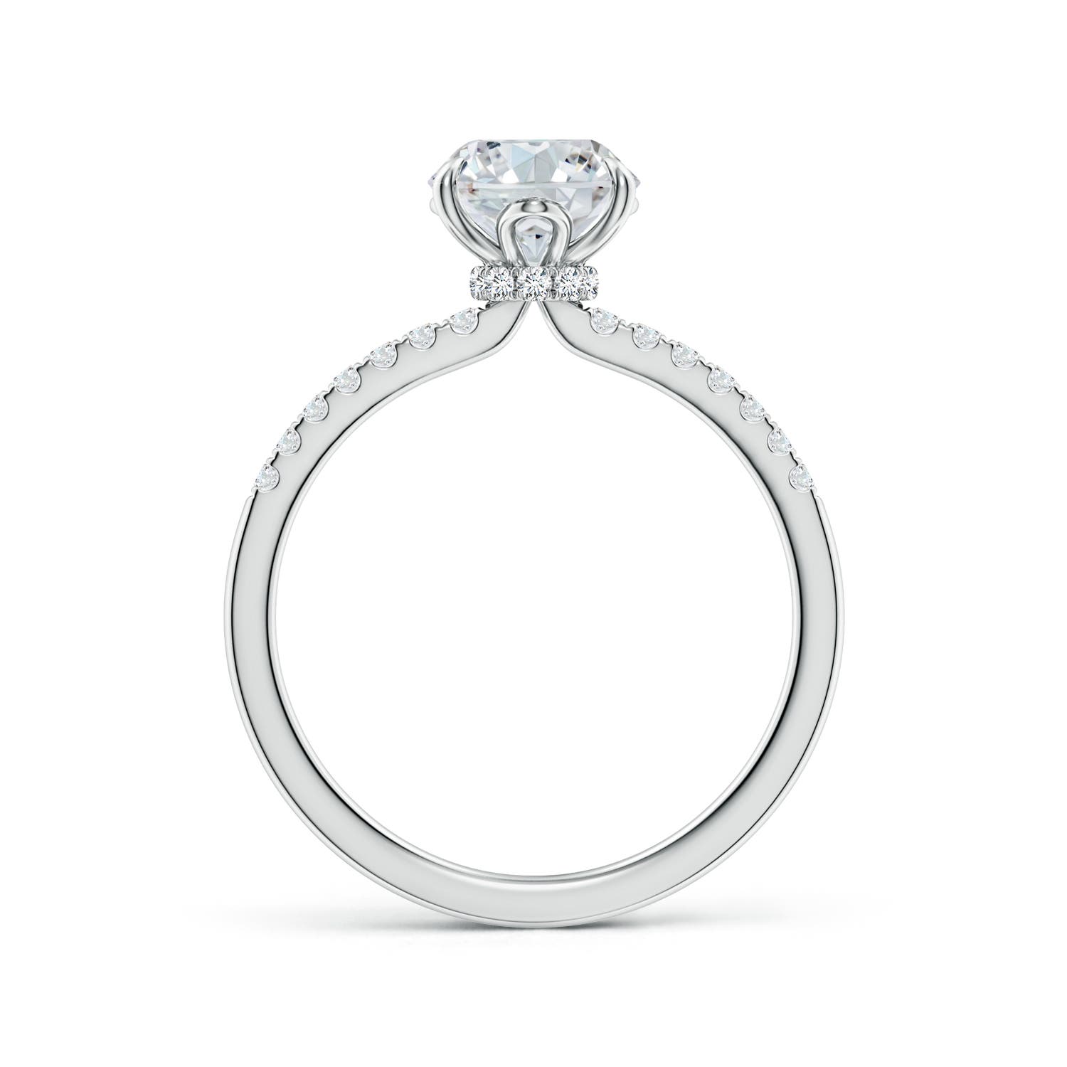 9x7mm FGVS LSR4533D-WG-FGVS-9x7 in White Gold - side 3