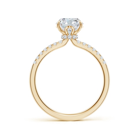 9x7mm FGVS LSR4533D-YG-FGVS-9x7 in Yellow Gold