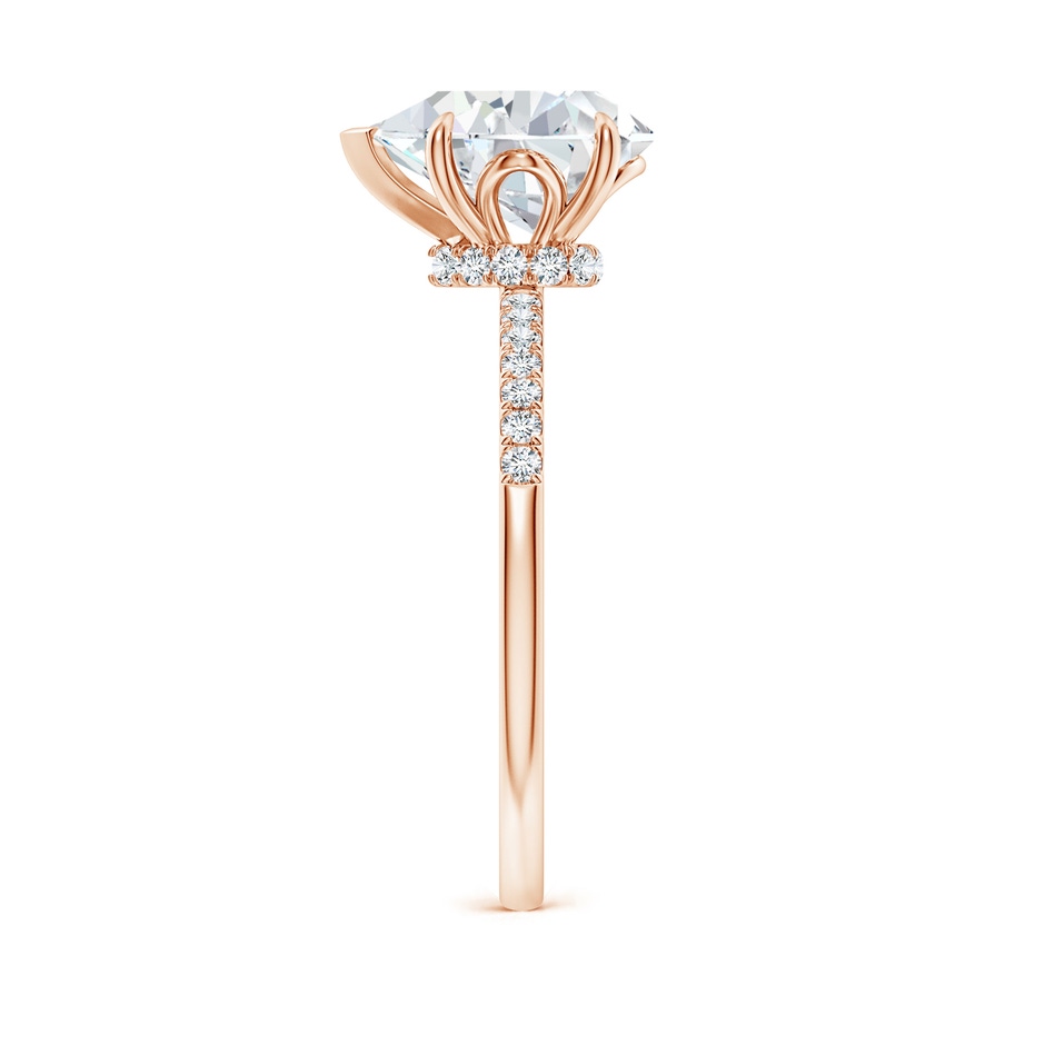 10x8mm FGVS LSR4534D-RG-FGVS-10x8 in Rose Gold side 299