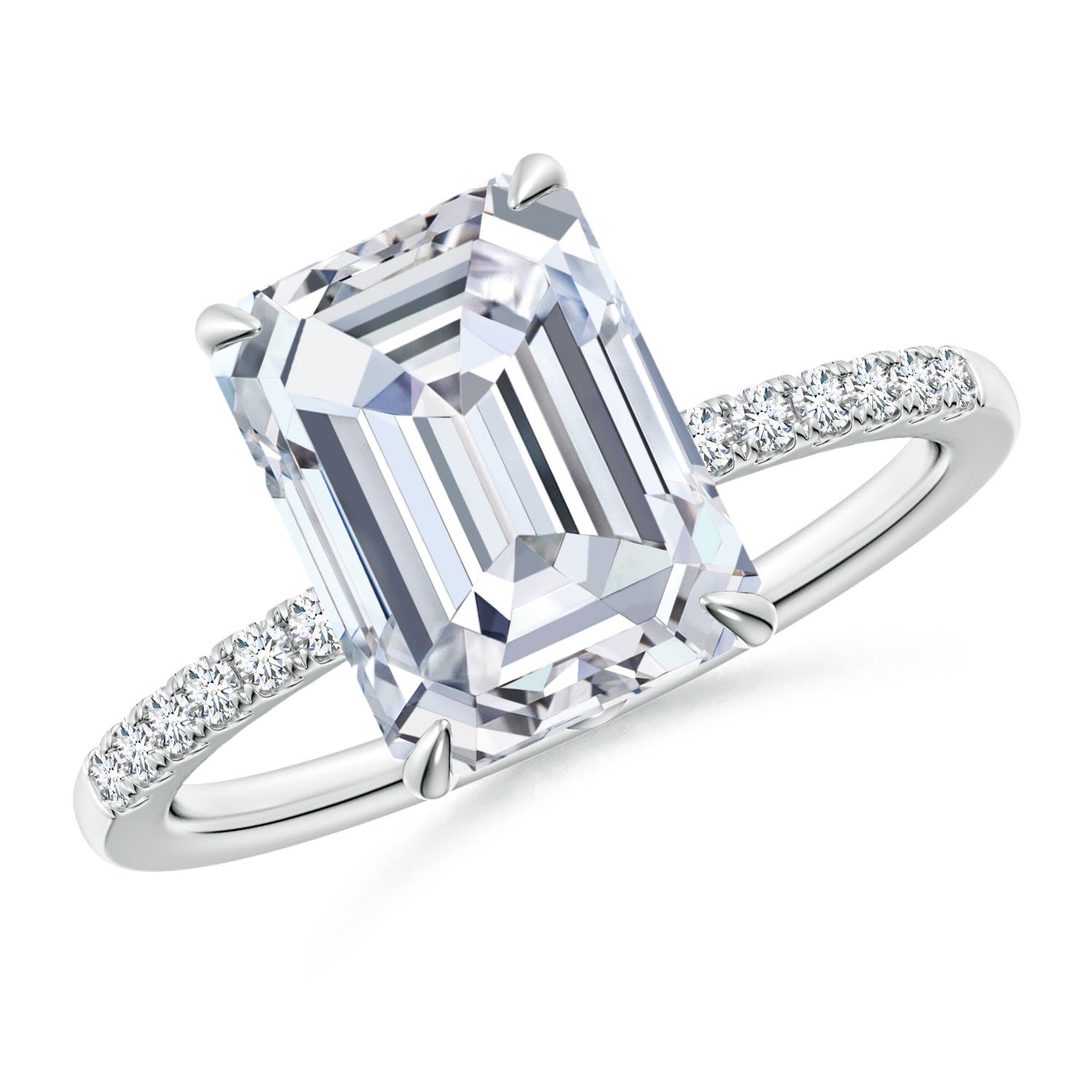 10x7.5mm FGVS LSR4535D-WGE-FGVS-10x7.5 in 18CT White Gold