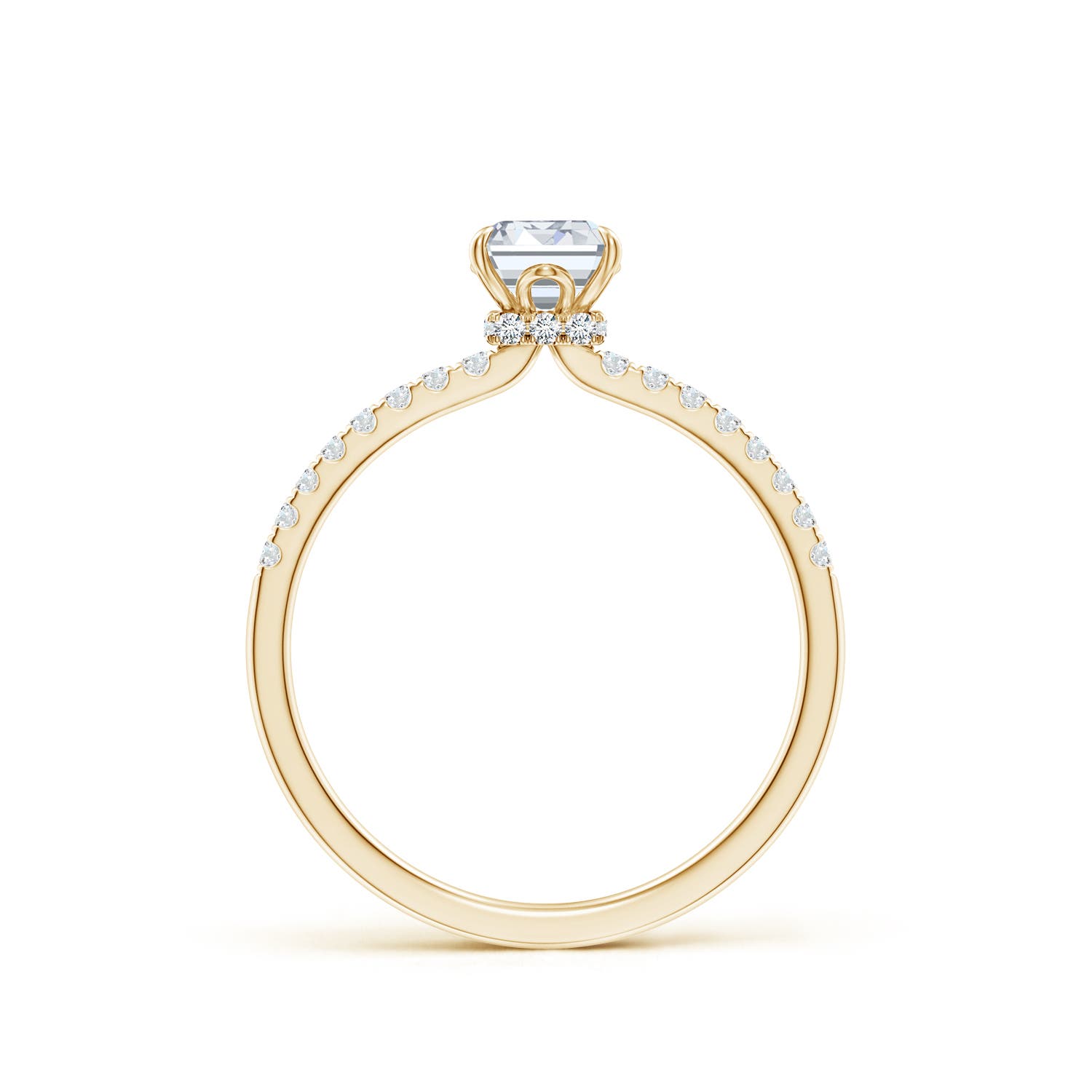 7x5mm FGVS LSR4535D-YG-FGVS-7x5 in Yellow Gold - side 3