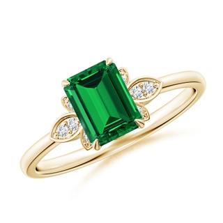 Emerald Cut Lab-Grown Lab Grown Emerald