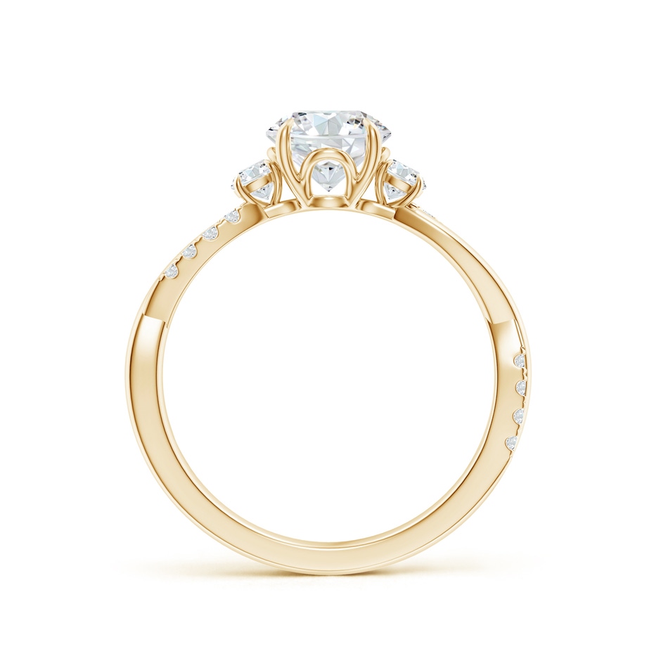 6.4mm FGVS LSR4540D-YG-FGVS-6.4 in Yellow Gold side 199