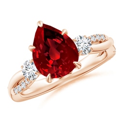 Classic Lab Grown Ruby Classic Rings