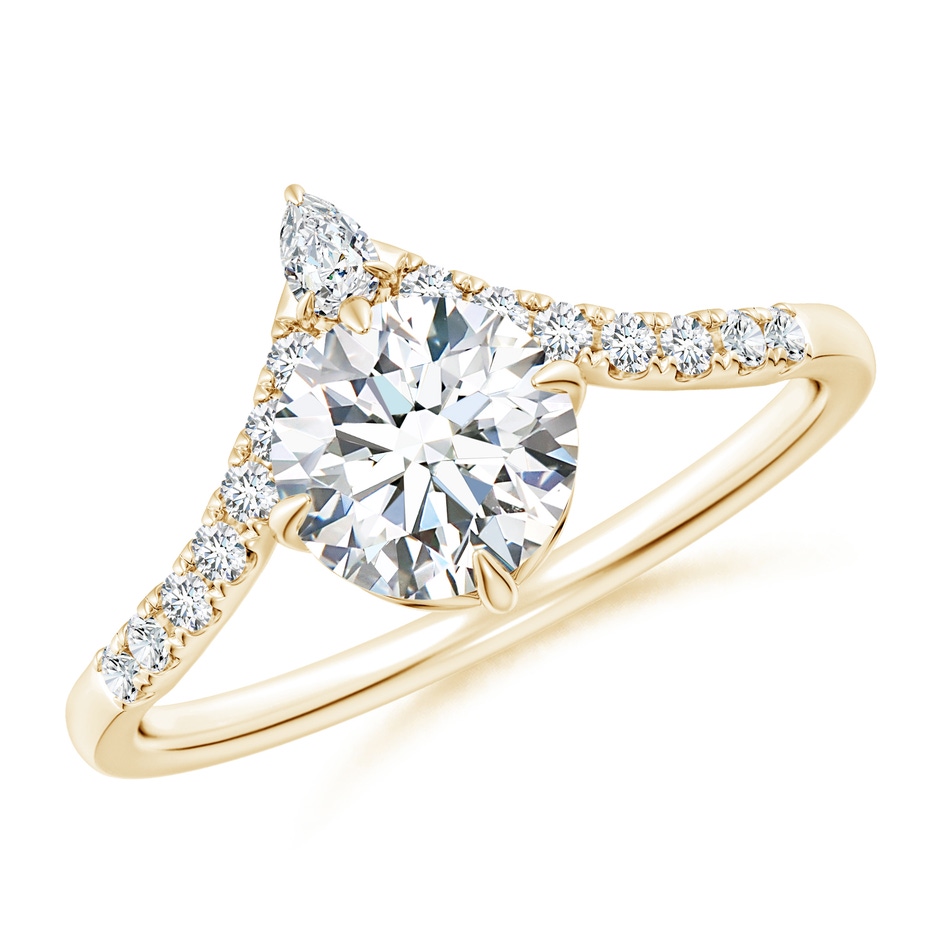 6.4mm FGVS LSR4544D-YG-FGVS-6.4 in Yellow Gold 