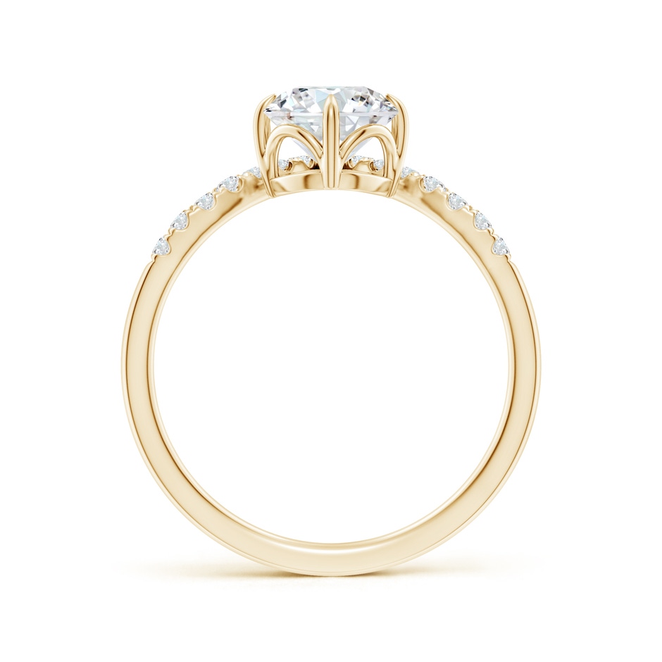 6.4mm FGVS LSR4544D-YG-FGVS-6.4 in Yellow Gold side 199