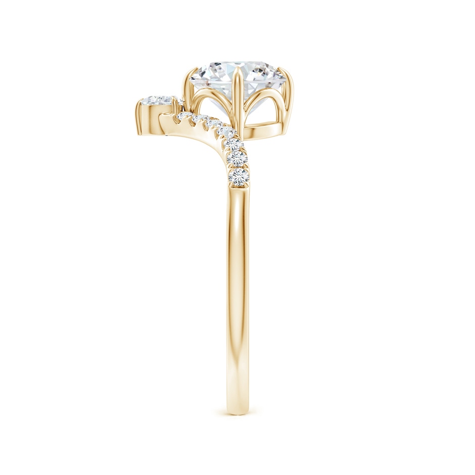 6.4mm FGVS LSR4544D-YG-FGVS-6.4 in Yellow Gold side 299