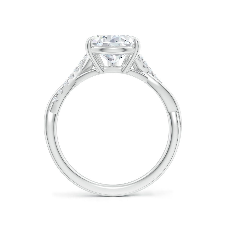 10x8mm FGVS Lab-Grown Pear-Shaped Diamond Twisted Shank Engagement Ring in White Gold side 199