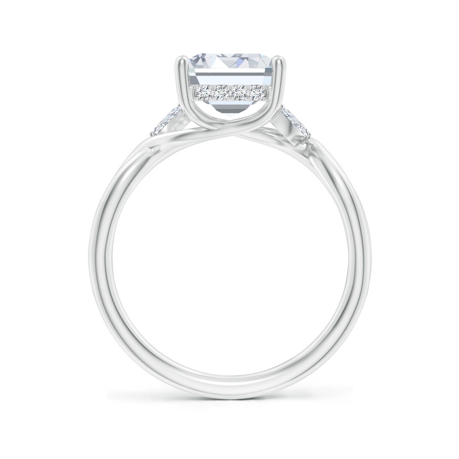 10x7.5mm FGVS Lab-Grown Nature-Inspired Emerald-Cut Diamond Hidden Halo Engagement Ring in White Gold side 199
